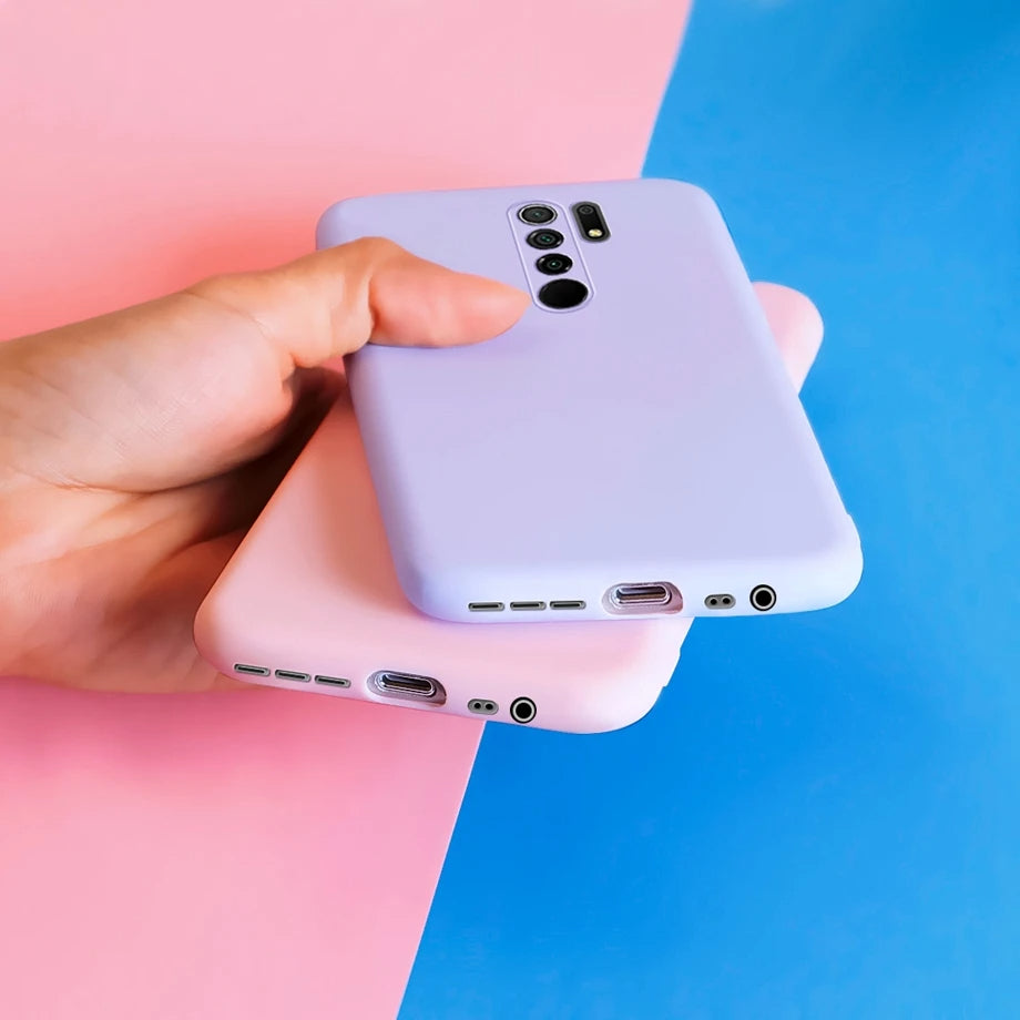 Silicone Back Cover for Xiaomi,Redmi Note, A & Number Series – Soft Protective Case