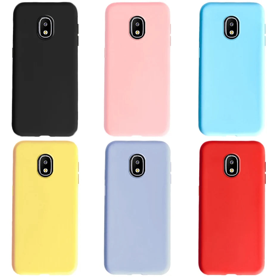 Velvet Silicone Back Cover for Samsung Galaxy J Series – Soft Anti-Slip Protective Case for J2, J5, J7, J6, J8, J4, J3