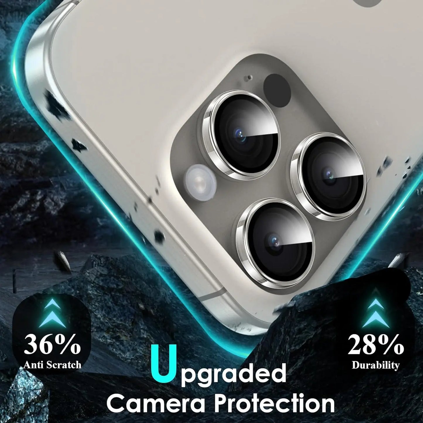 9H Hardness Camera Lens Protector for iPhone 11 Pro/12/13/13 Pro/13 Pro Max/14/14 Pro/14 Pro Max/15 Pro Max