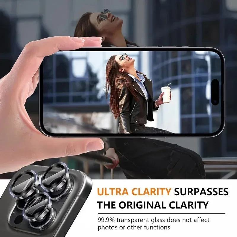 9H Hardness Camera Lens Protector for iPhone 11 Pro/12/13/13 Pro/13 Pro Max/14/14 Pro/14 Pro Max/15 Pro Max