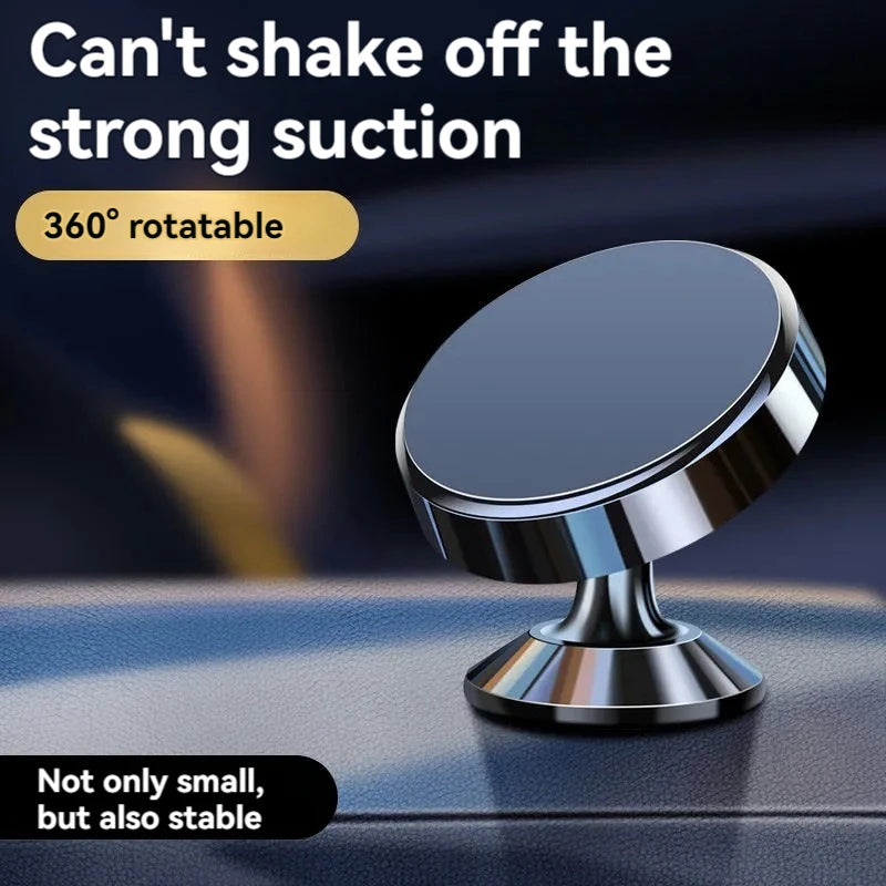 Magnetic Car Phone Holder Universal Mobile Stand with Strong Magnet for Dashboard or Air Vent