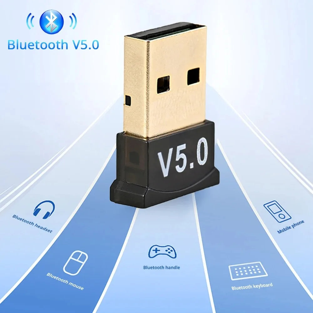 USB Bluetooth Adapter for PC Wireless Dongle for Desktop and Laptop