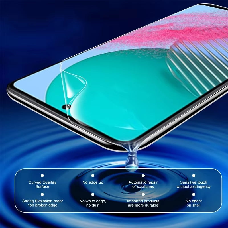 Hydrogel Clear Screen Protector for Infinix Smart Series HD Soft Protective Front Film