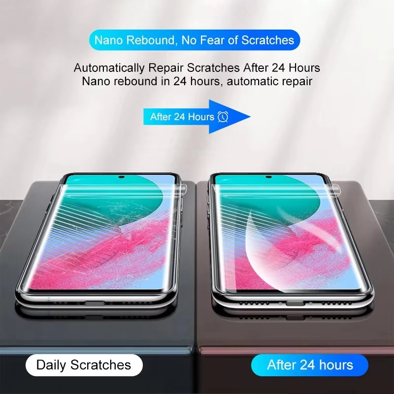 Hydrogel Clear Screen Protector for Infinix Smart Series HD Soft Protective Front Film