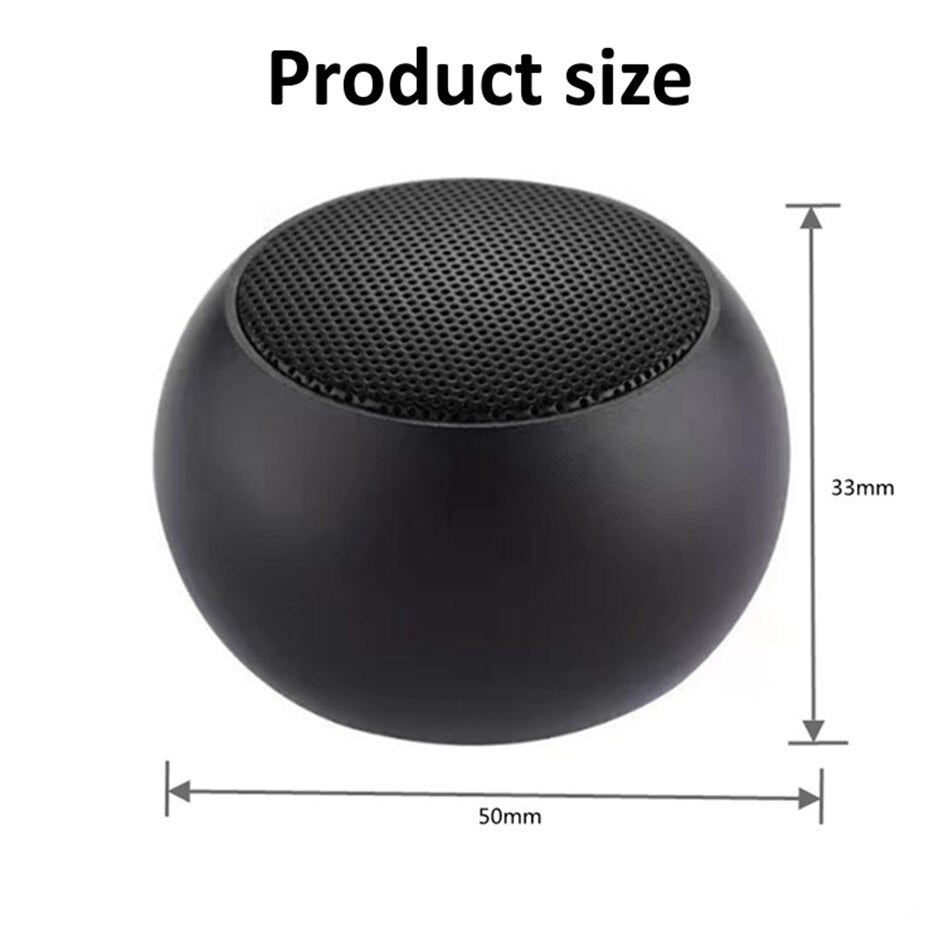 M3 Mini Wireless Bluetooth Speaker | Portable Speaker with 3D Extra Bass & High-Quality Sound Without TF
