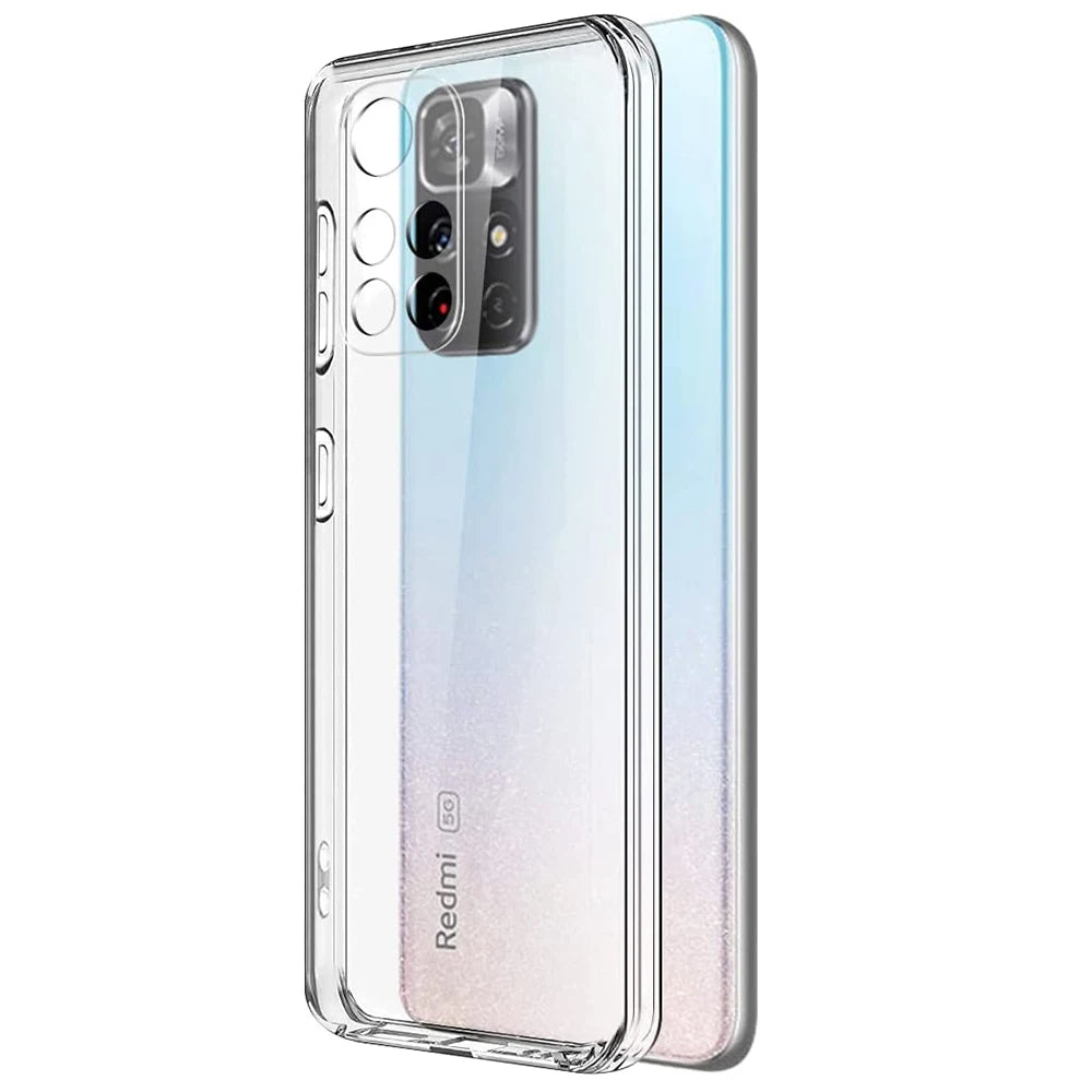Clear Back Cover for Redmi 9A 9C 10A 10C 11 12C Note 9 10 11 12 13 Series