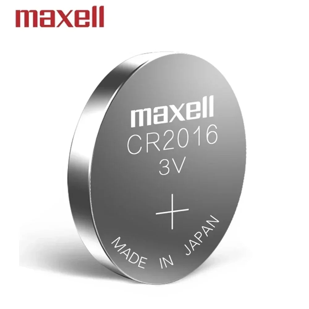 Maxell CR2016 3V Lithium Coin Battery Button Cell for Watch Remote CMOS Electronics