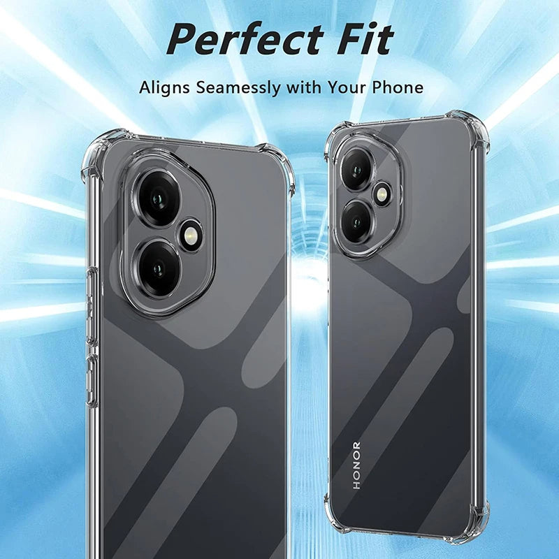 Clear Back Cover for Honor & Huawei – Compatible with Y5P, Y6, Y7, Y9, Nova 3i, 5T, Honor 7A, 8X, 9A, 10 Lite & More