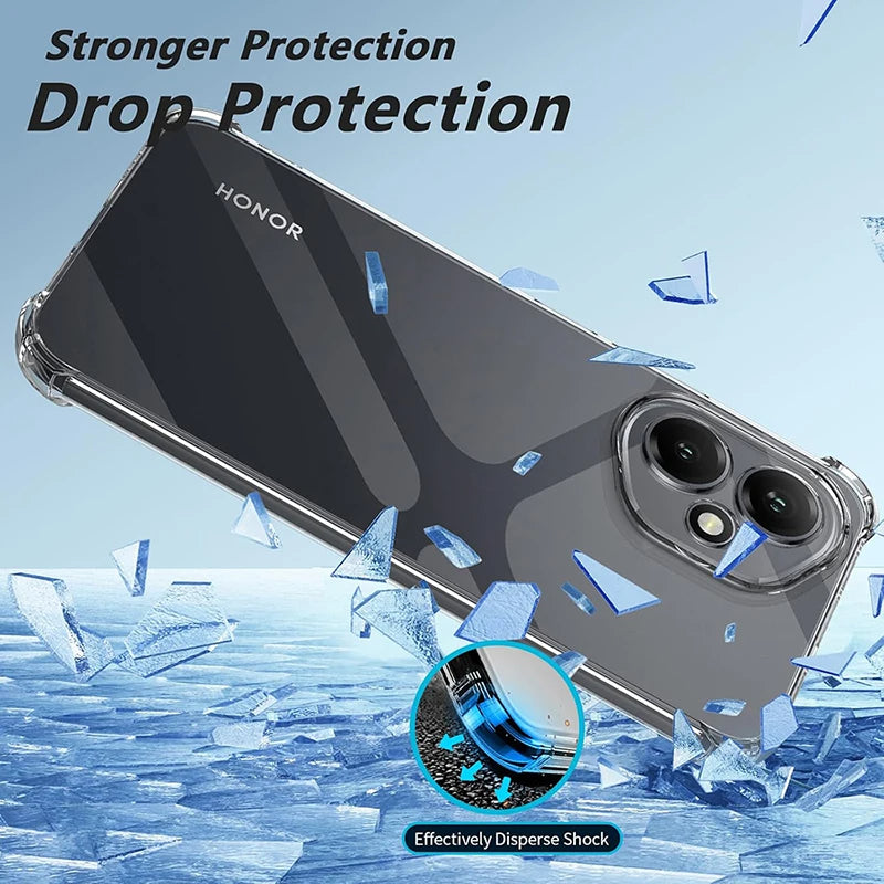 Clear Back Cover for Honor & Huawei – Compatible with Y5P, Y6, Y7, Y9, Nova 3i, 5T, Honor 7A, 8X, 9A, 10 Lite & More