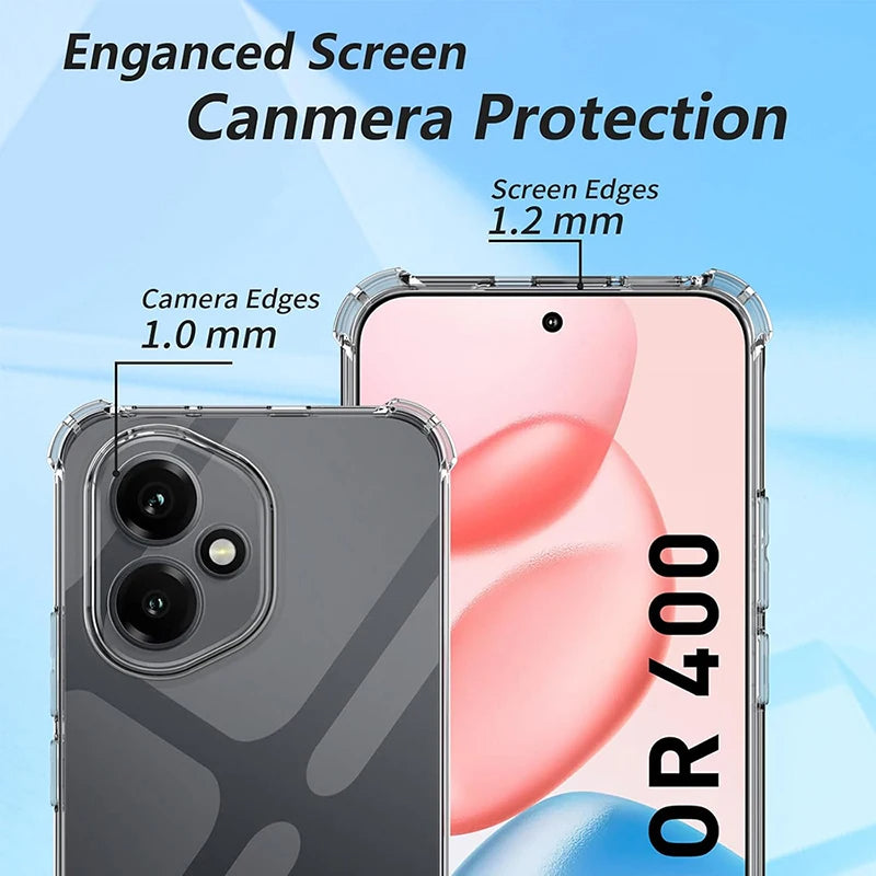 Clear Back Cover for Honor & Huawei – Compatible with Y5P, Y6, Y7, Y9, Nova 3i, 5T, Honor 7A, 8X, 9A, 10 Lite & More