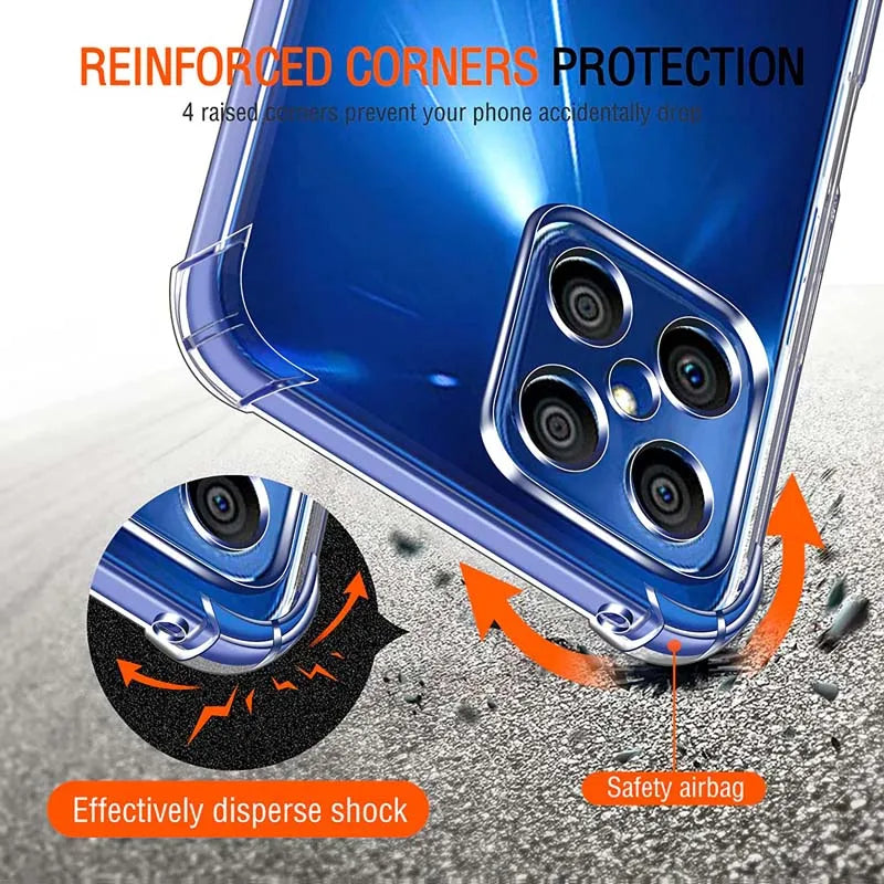 Clear Back Cover for Honor & Huawei – Compatible with Y5P, Y6, Y7, Y9, Nova 3i, 5T, Honor 7A, 8X, 9A, 10 Lite & More