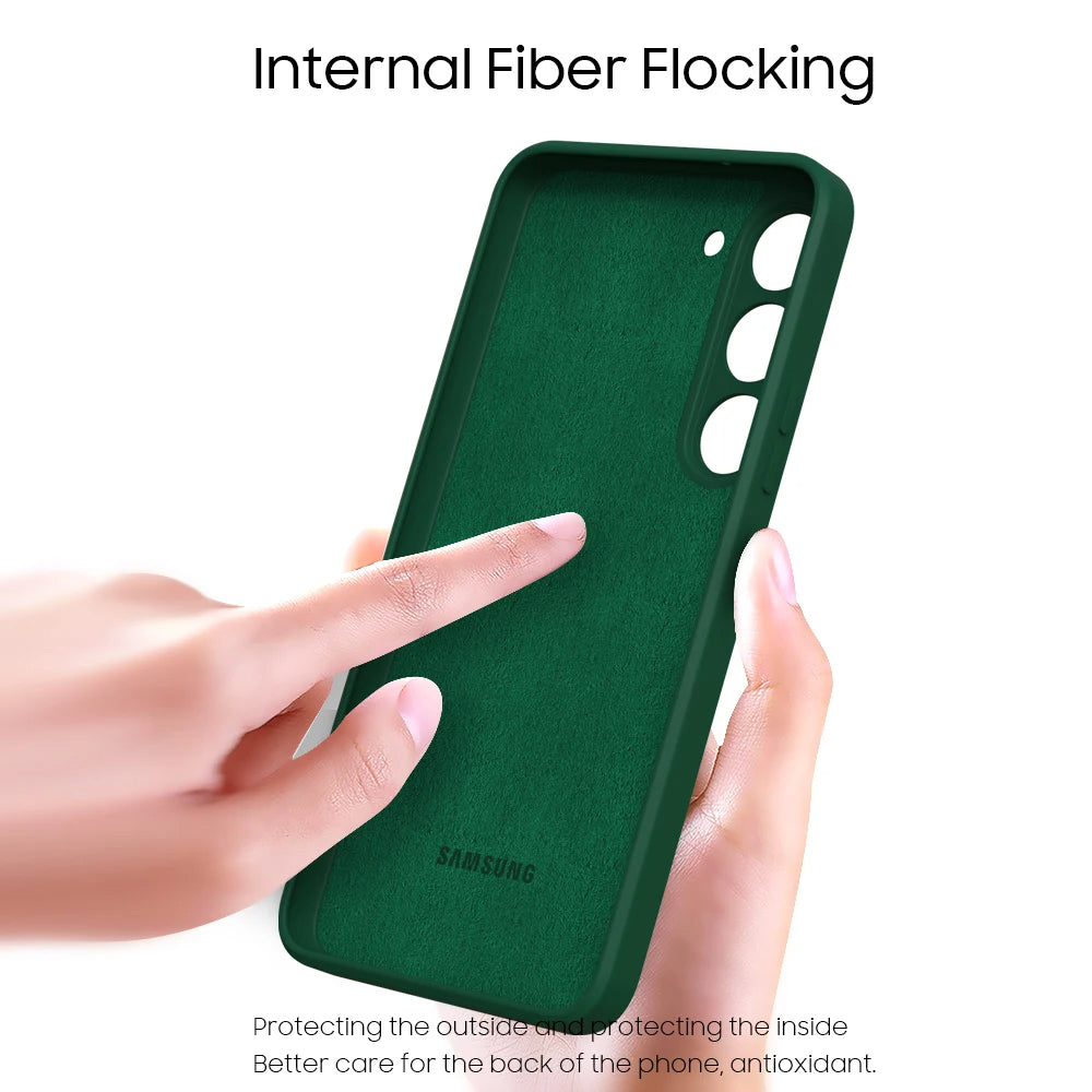 Velvet Silicone Case for Samsung Galaxy A Series (2020–2023) – Soft Matte Protective Back Cover