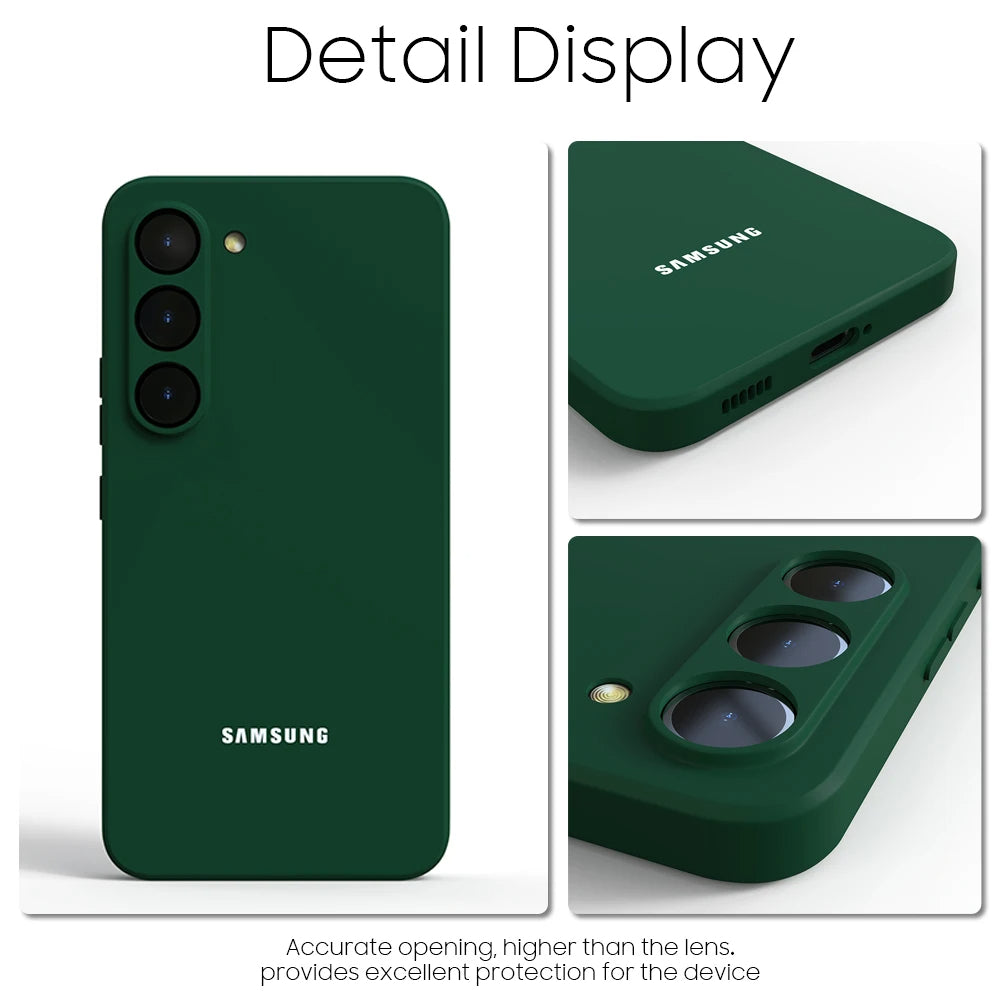 Velvet Silicone Case for Samsung Galaxy A Series (2020–2023) – Soft Matte Protective Back Cover