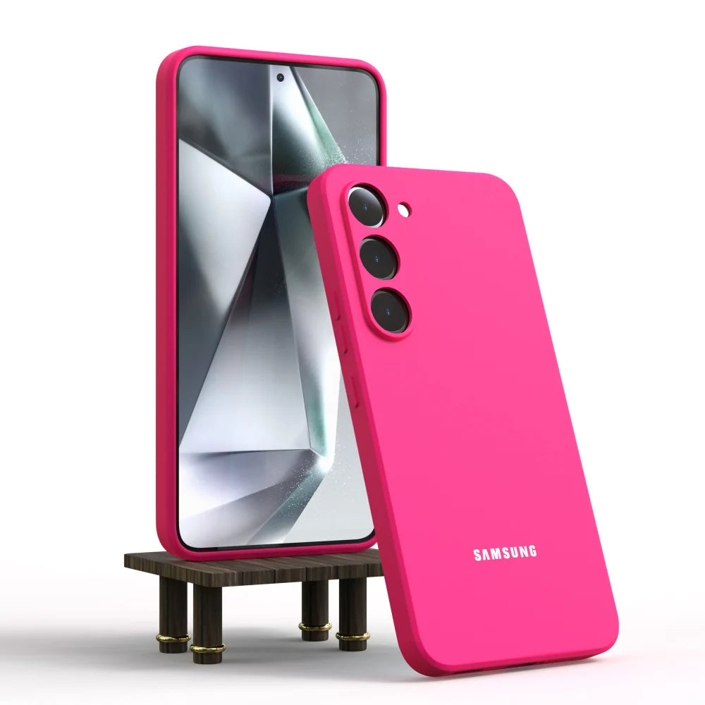 Velvet Silicone Case for Samsung Galaxy A Series (2020–2023) – Soft Matte Protective Back Cover