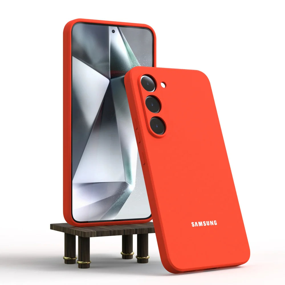 Velvet Silicone Case for Samsung Galaxy A Series (2024–2025) – Soft Matte Finish Protective Back Cover