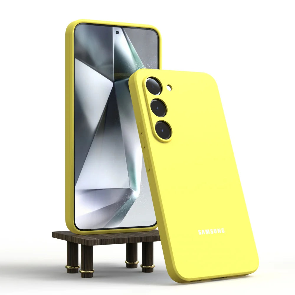 Velvet Silicone Case for Samsung Galaxy A Series (2024–2025) – Soft Matte Finish Protective Back Cover