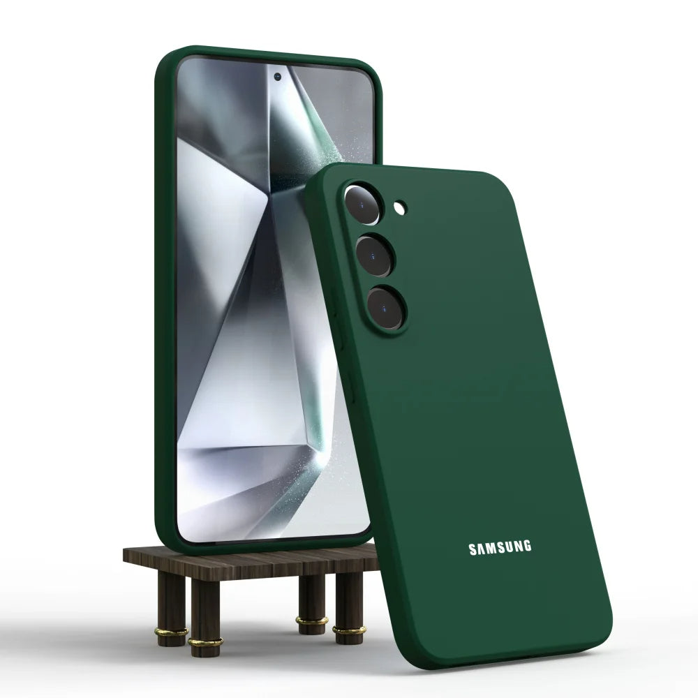 Velvet Silicone Case for Samsung Galaxy A Series (2024–2025) – Soft Matte Finish Protective Back Cover