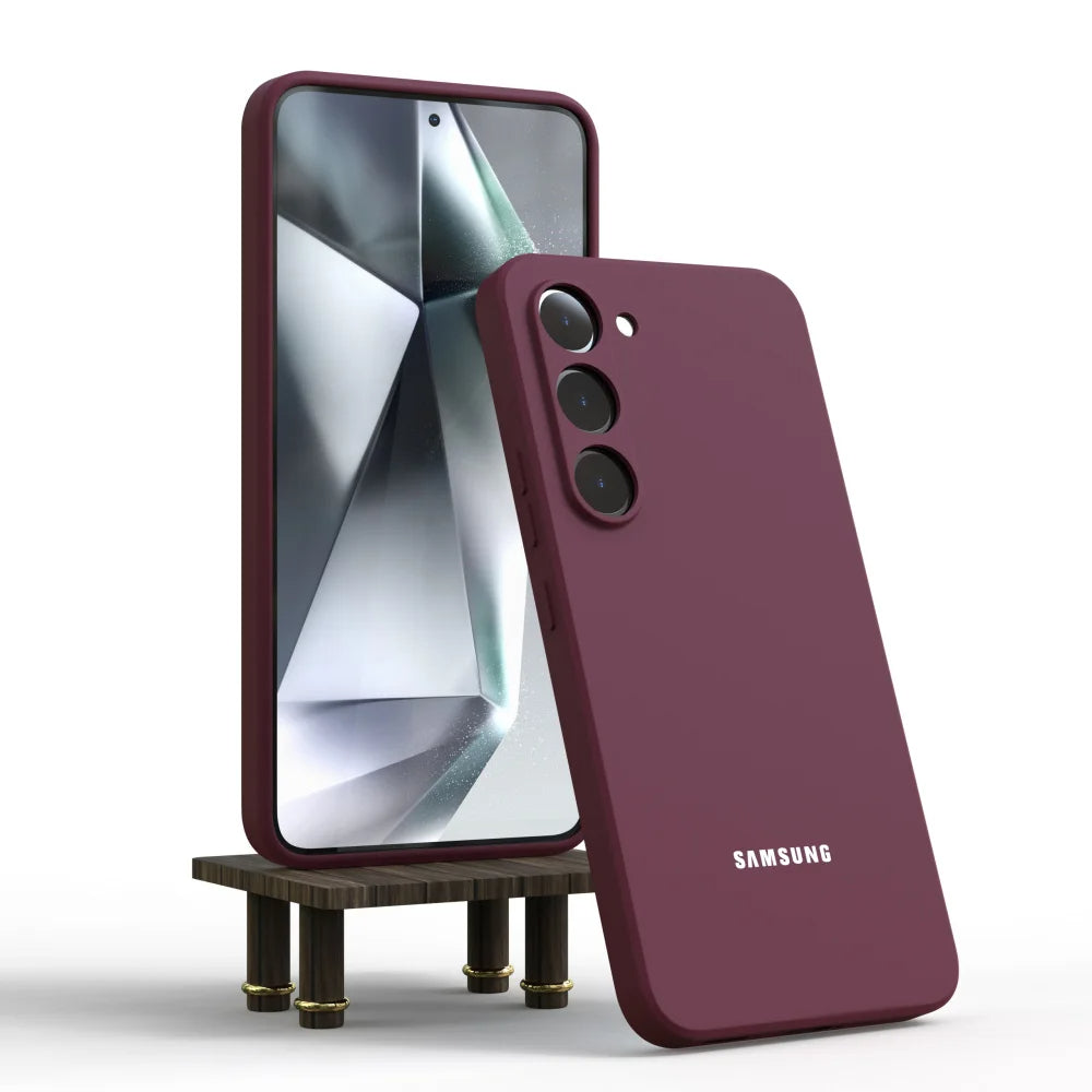 Velvet Silicone Case for Samsung Galaxy A Series (2020–2023) – Soft Matte Protective Back Cover