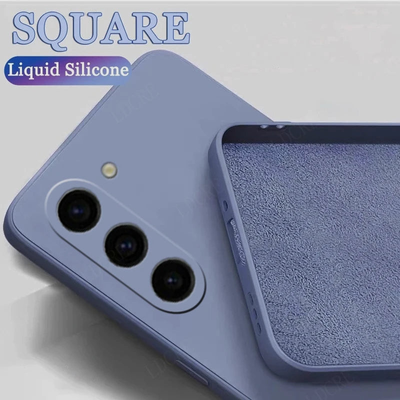 Velvet Silicone Case for Samsung Galaxy S Series – Soft Matte Protective Back Cover
