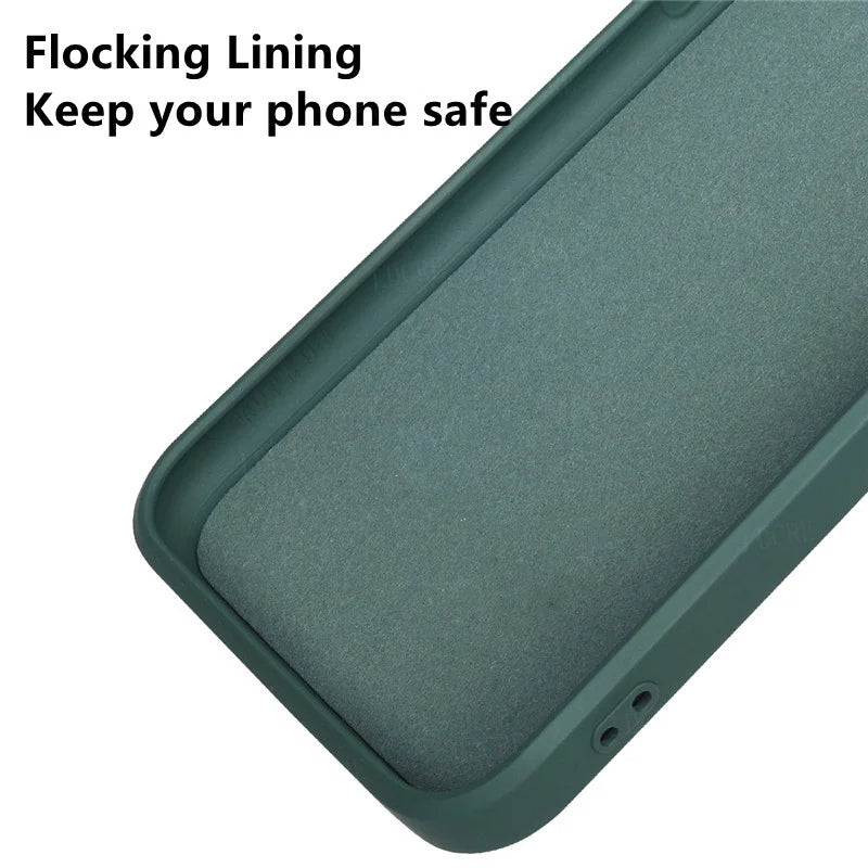 Velvet Silicone Case for Samsung Galaxy S Series – Soft Matte Protective Back Cover