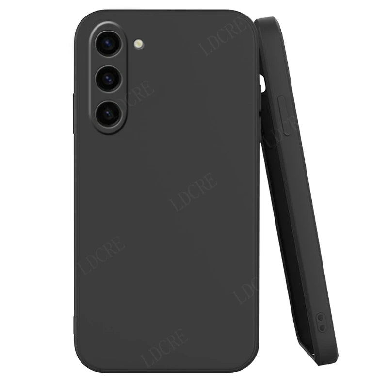 Velvet Silicone Case for Samsung Galaxy S Series – Soft Matte Protective Back Cover