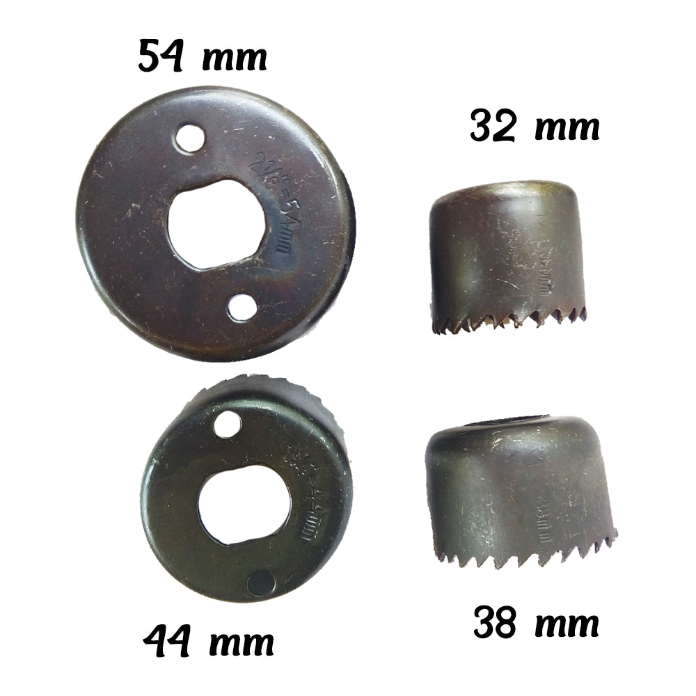 6Pcs Hole Saw Drill Bit Set for Wood – Metal Cutter Bits with Hex Key & Arbors for Woodworking and DIY