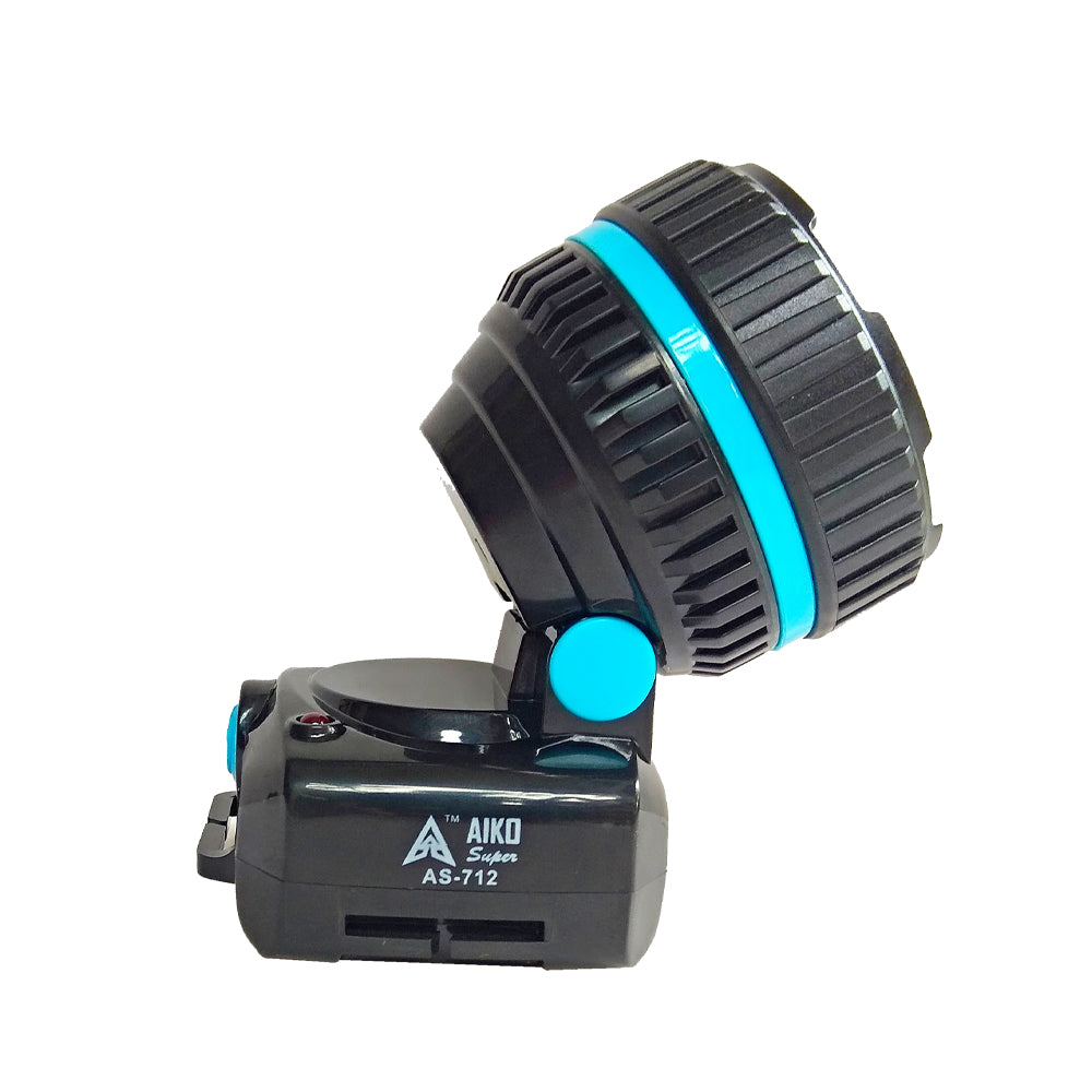 AS 712 Aiko 1W Rechargeable Outdoor Head Torch Head Mounted SMD LED Flashlight Lamp