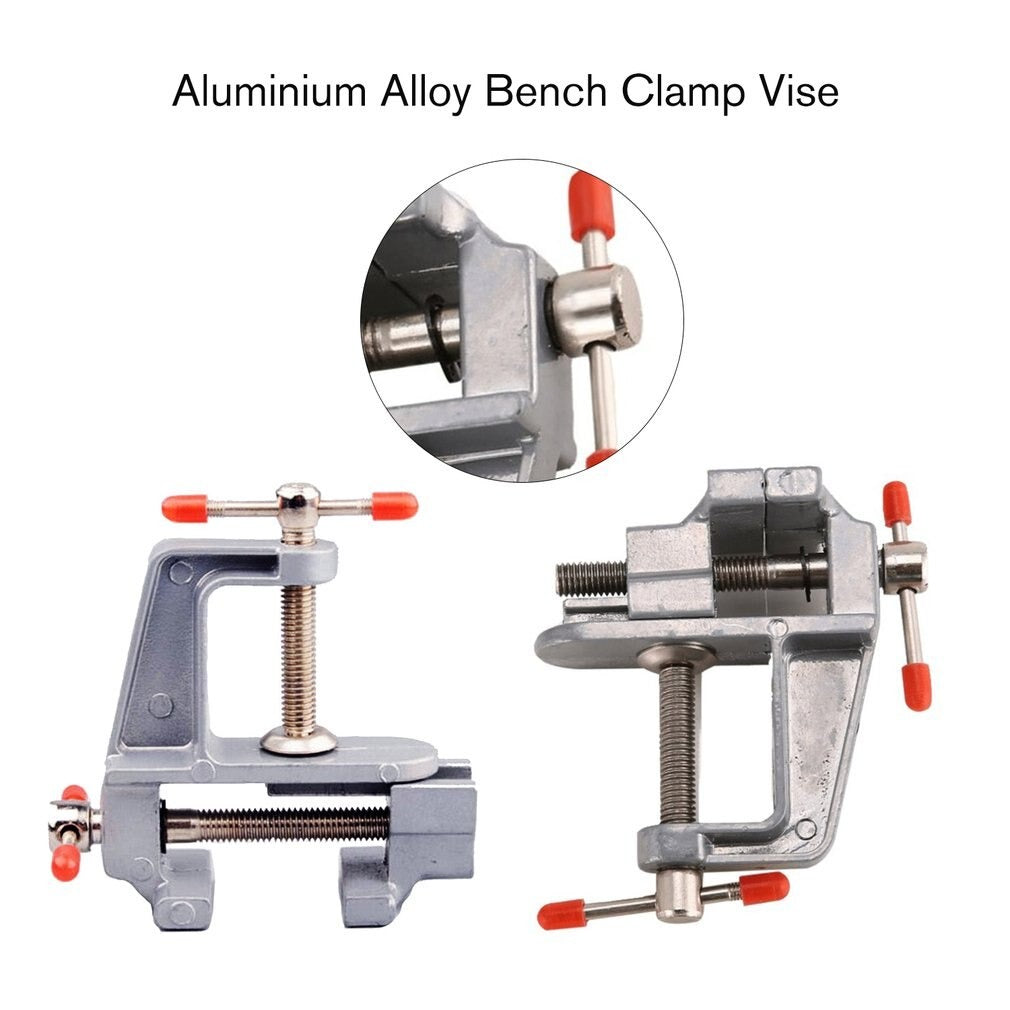Aluminum Mini Table Clamp Small Bench Vice DIY Hobby Craft Mold Repair Tool for Jewelry Work