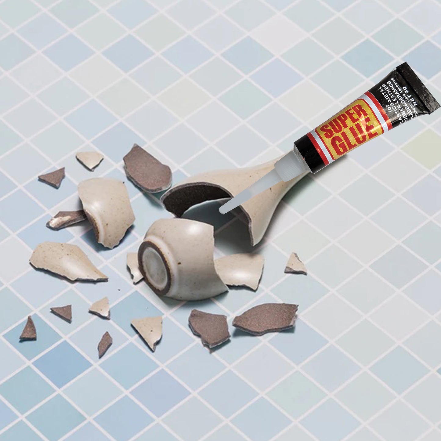 12 Pcs Super Glue Set for Wood Rubber Plastic Metal Leather Paper – Fast Dry Industrial Adhesive