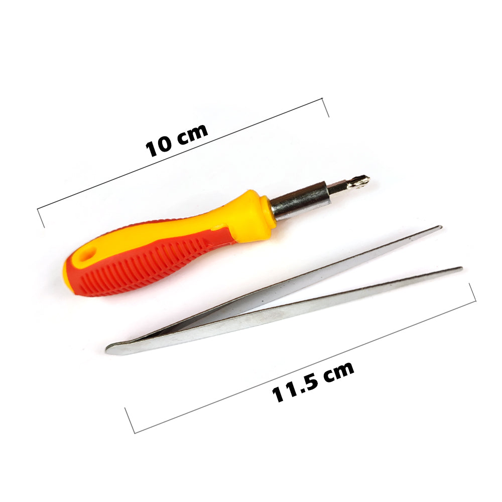32 in 1 Precision Screwdriver Set with Tweezer – Magnetic Mini Repair Toolkit for Phone, iPad, Camera