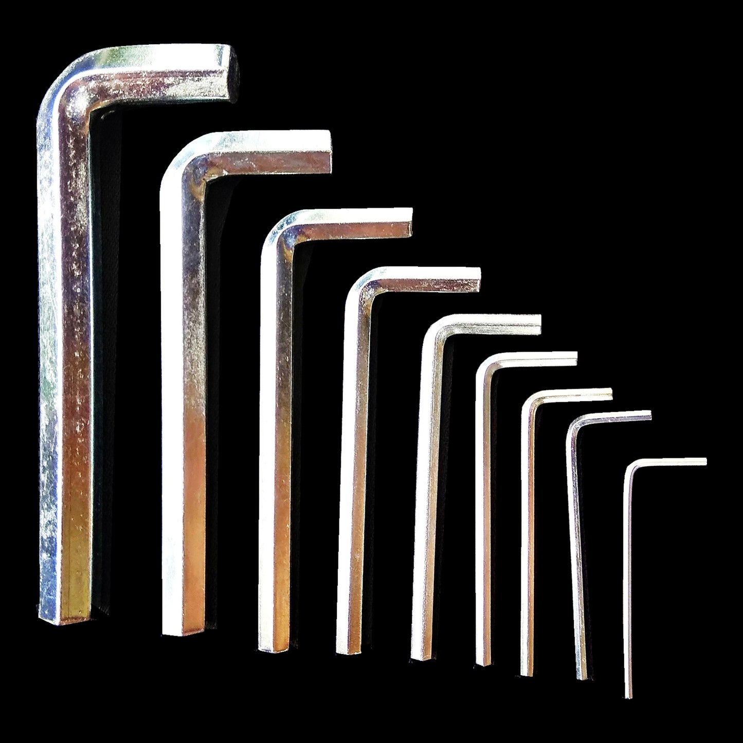 9Pcs Allen Hex Key Wrench Set 1.5mm to 10mm Hexagon Spanner Screwdriver Kit