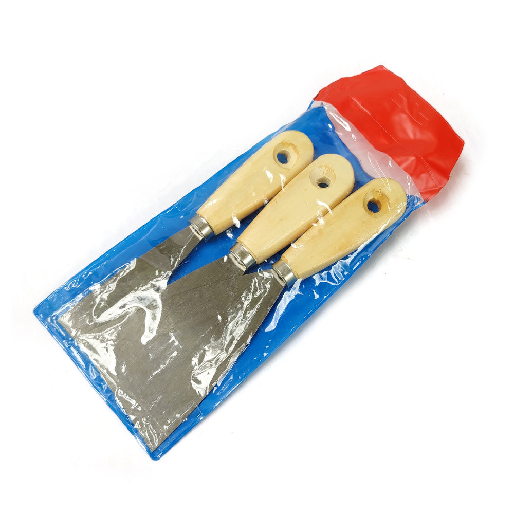 3pcs Putty Scraper Set – Flexible & Durable Spatulas for Wall, Paint, and Repair Work