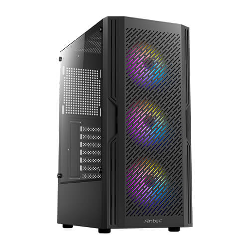 Antec AX20 Elite Mid-Tower Gaming Case Sleek Design, RGB Ready