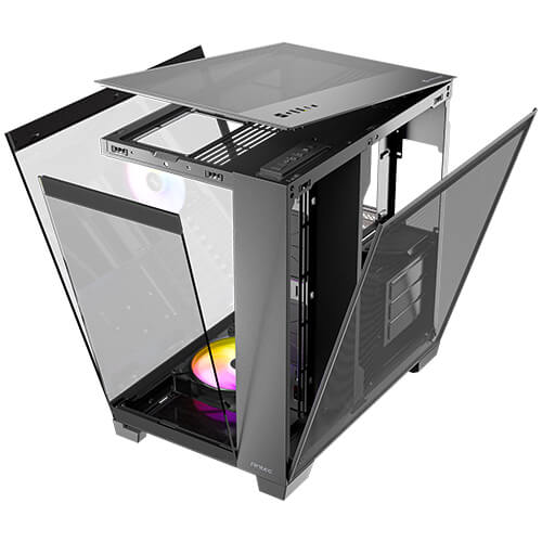 Antec C8 ARGB Black Full-Tower Case with Stunning 270° Panoramic View