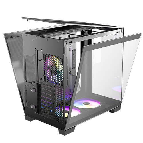 Antec C8 ARGB Black Full-Tower Case with Stunning 270° Panoramic View