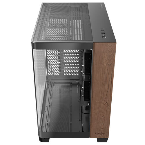 Antec C8 Curve Wood ATX Mid Tower Gaming Case with Curved Glass Panel