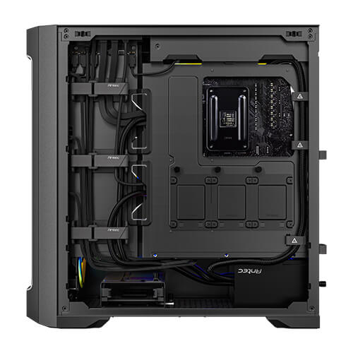 Antec Performance 1 FT ARGB Full-Tower Case E-ATX, Temperature Display, 4 Fans Included