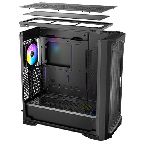 Antec Performance 1 FT ARGB Full-Tower Case E-ATX, Temperature Display, 4 Fans Included
