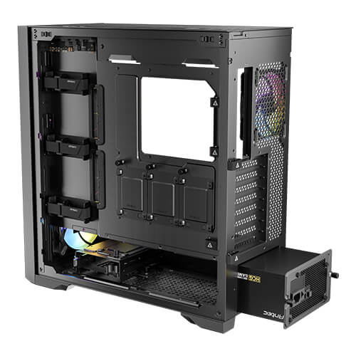 Antec Performance 1 FT ARGB Full-Tower Case E-ATX, Temperature Display, 4 Fans Included