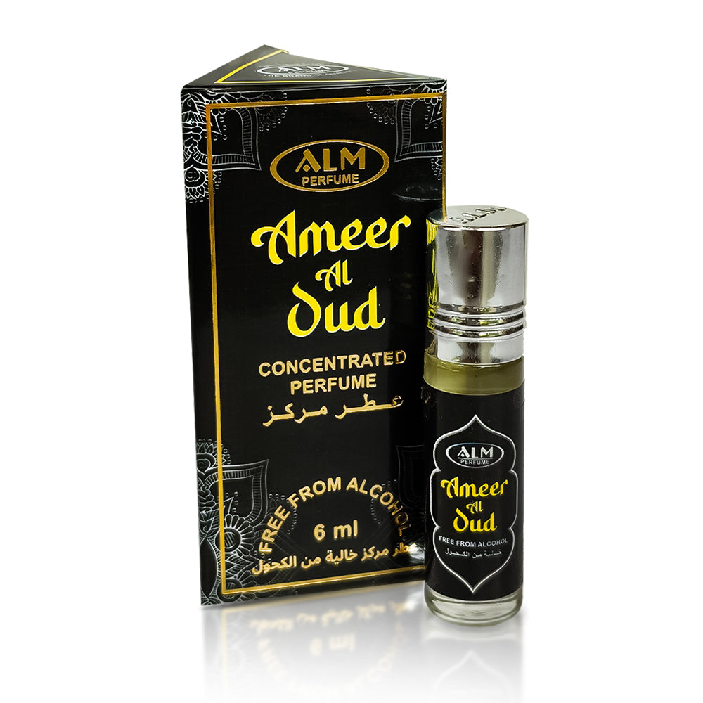 ALM Ameer Al Oud Unisex Concentrated Perfume Oil 6ml – Long-Lasting Attar for Men & Women