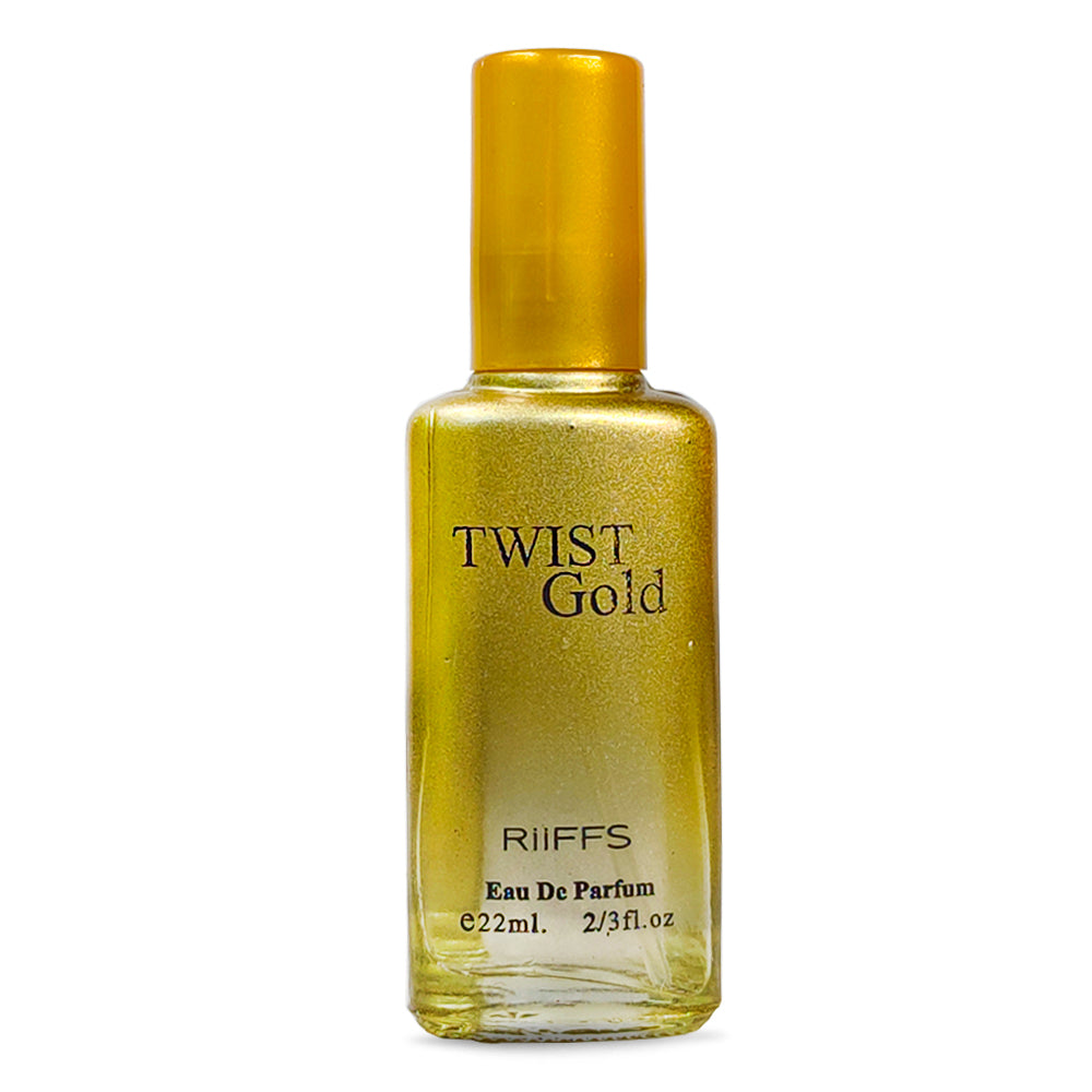Twist Gold Perfume – 22ml Natural Spray for Women | Sweet & Elegant Fragrance