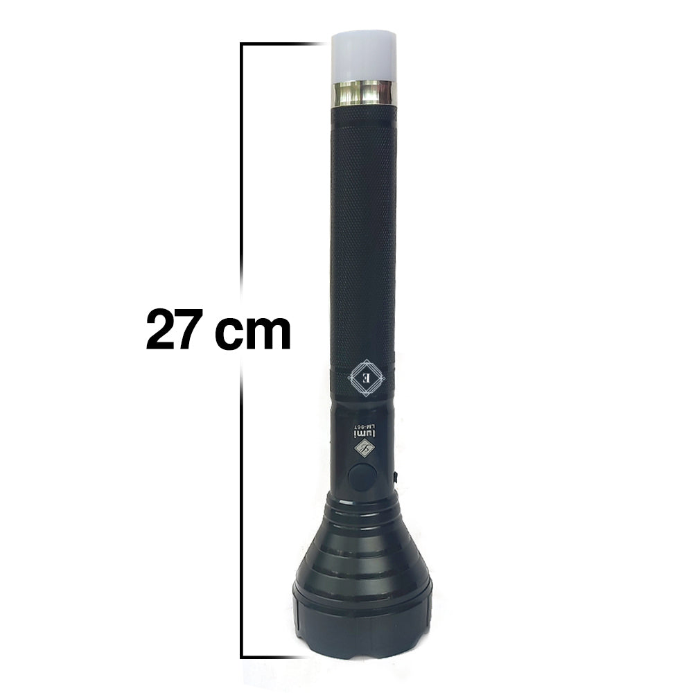 Lumi LM-967 High Power Rechargeable SMD LED Police Flashlight Torch 500m Range Lithium Battery Torch Light