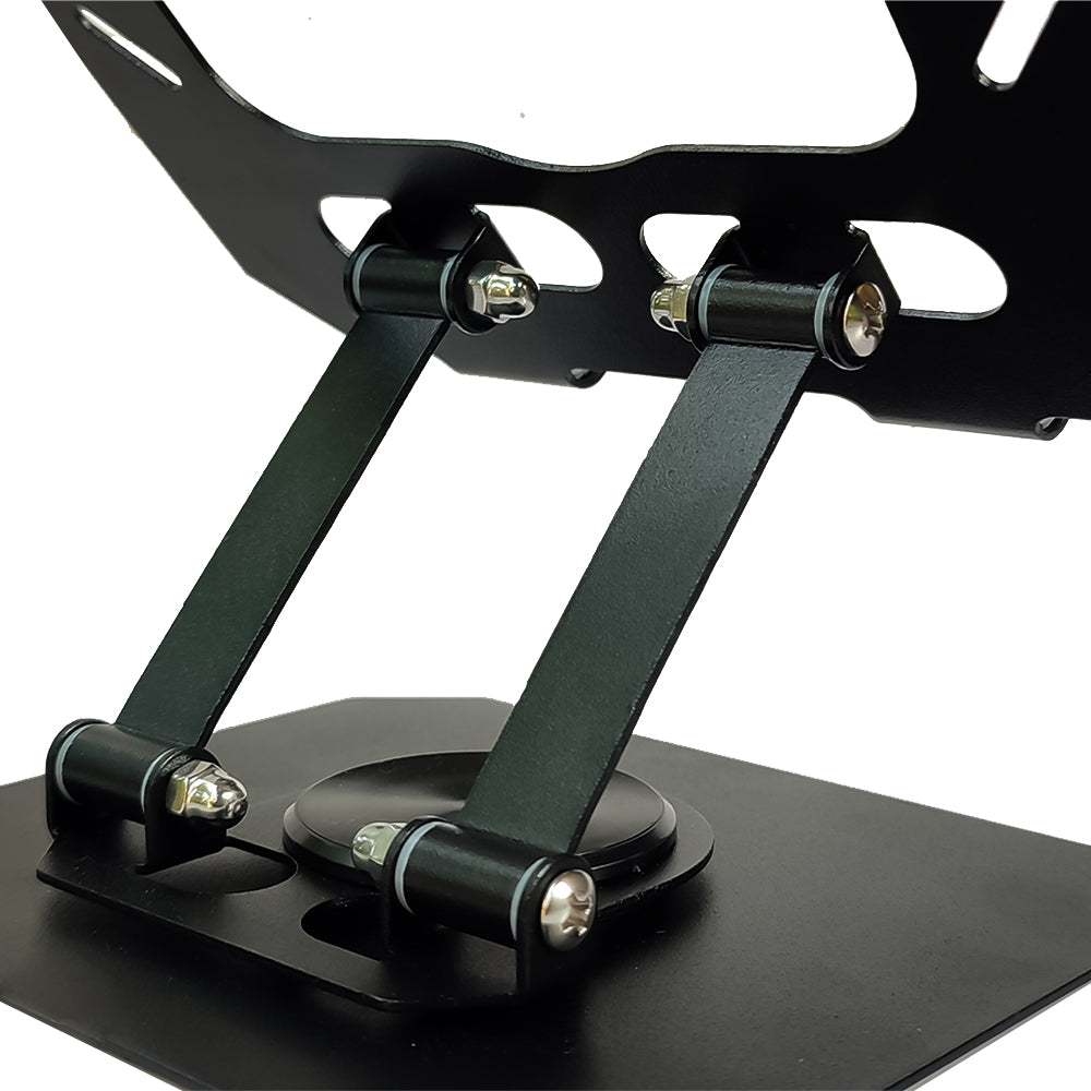 360° Rotating Metal Hollow Tablet Desktop Holder – Adjustable Folding Stand for iPad, Xiaomi, and Smartphones