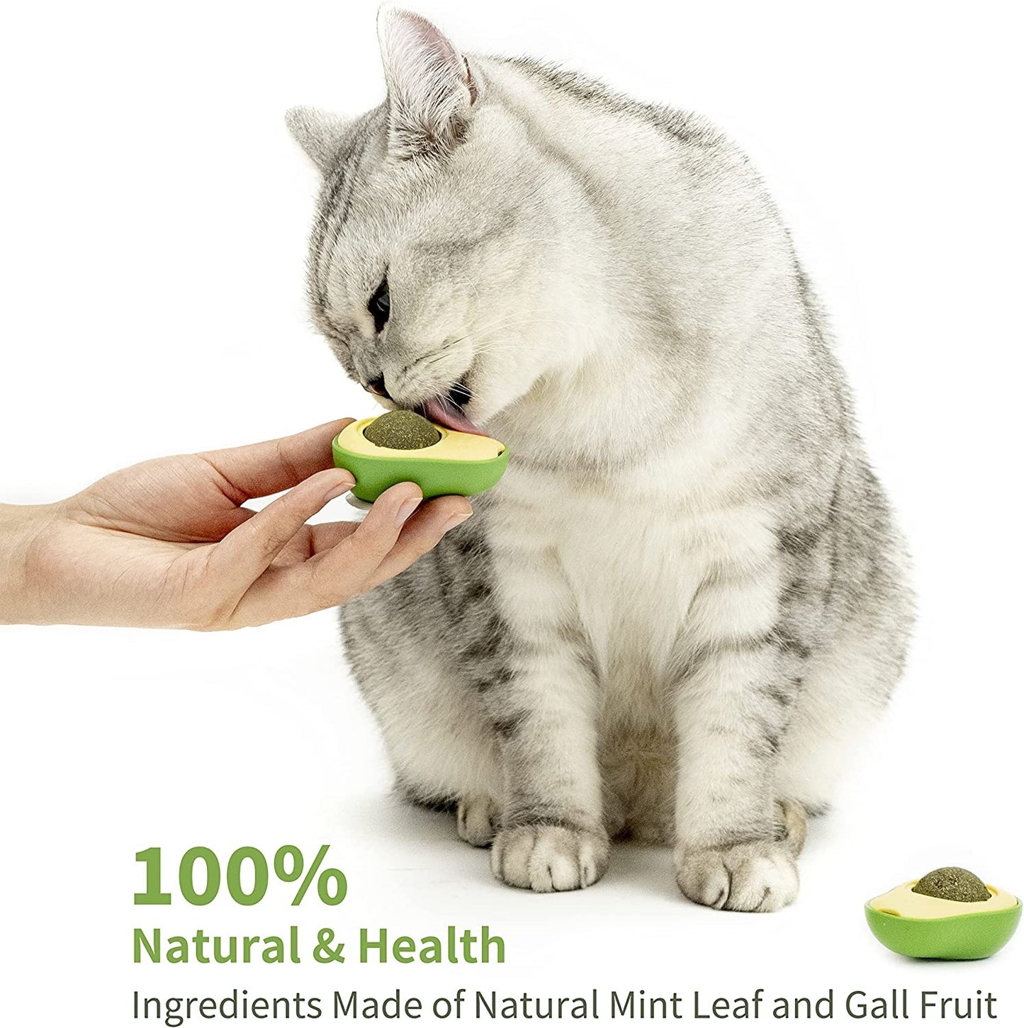 Avocado Shape Cat Toy Fun and Interactive Plush Toy for Cats