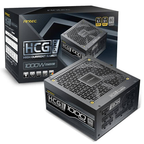 ANTEC HCG 1000 PRO PLATINUM – 1000W 80+ Platinum Fully Modular Power Supply
