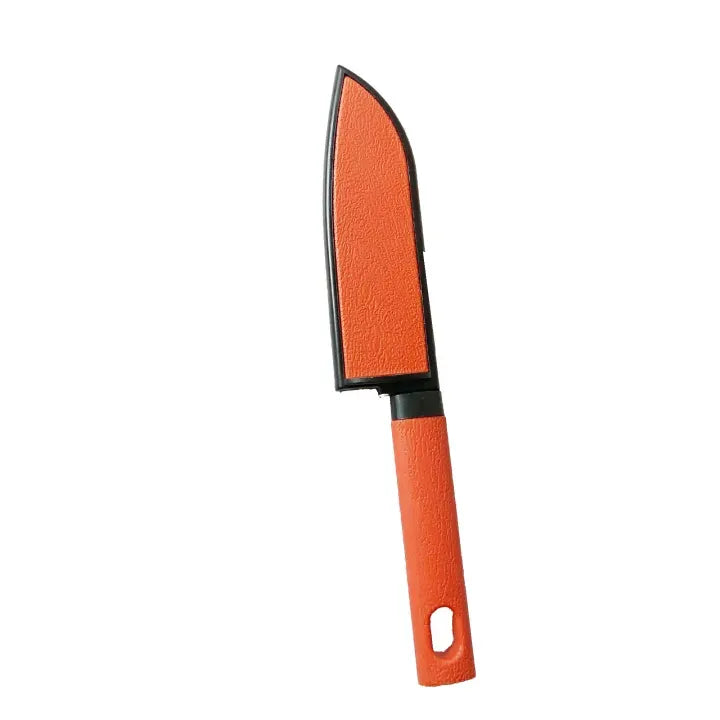 Mini Stainless Steel Brown Pocket Knife | Portable Outdoor & Kitchen Indoor Knife | Multipurpose Utility Tool
