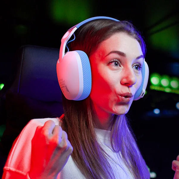 ONIKUMA B2 Tri Mode Gaming Headset Bluetooth 5.3 2.4GHz Wireless Wired Lightweight Over Ear Headphones with ENC Microphone for Gaming and Calls