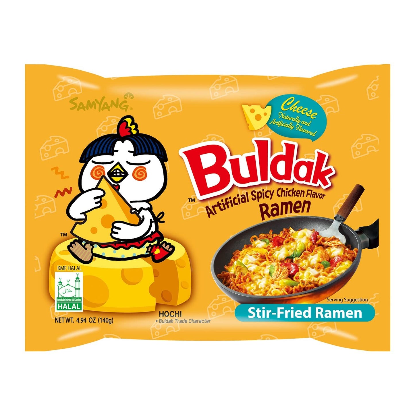 Samyang Buldak Cheese Hot Chicken Flavor Ramen 140g Korean Spicy Instant Noodles