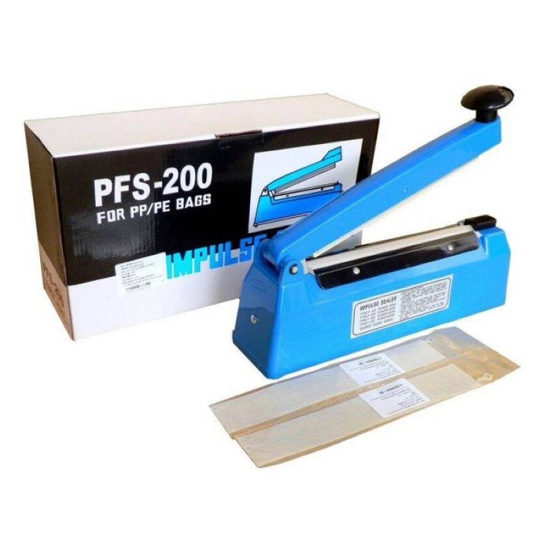 High Quality FS250 Impulse Polythene Sealer 250mm Manual Heat Sealer Machine for PP/PE Plastic Bags