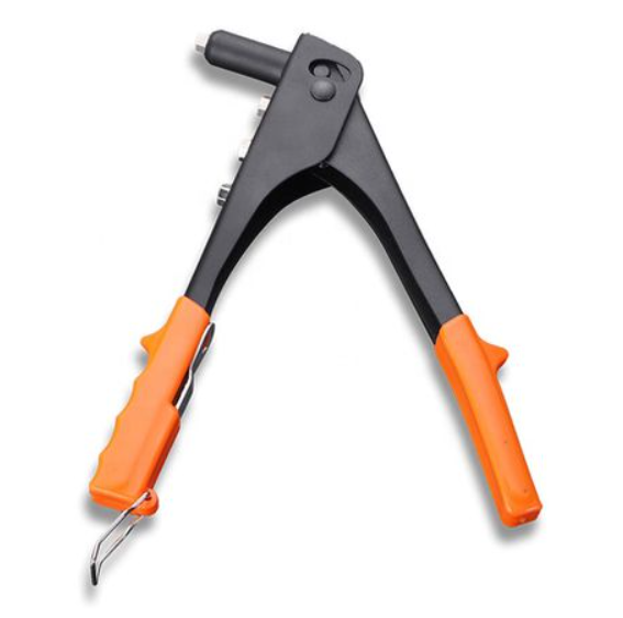 Heavy Duty Pop Rivet Gun Tool Kit Hand Riveter with Steel Blind Rivets for Metal & Woodworking Repairs